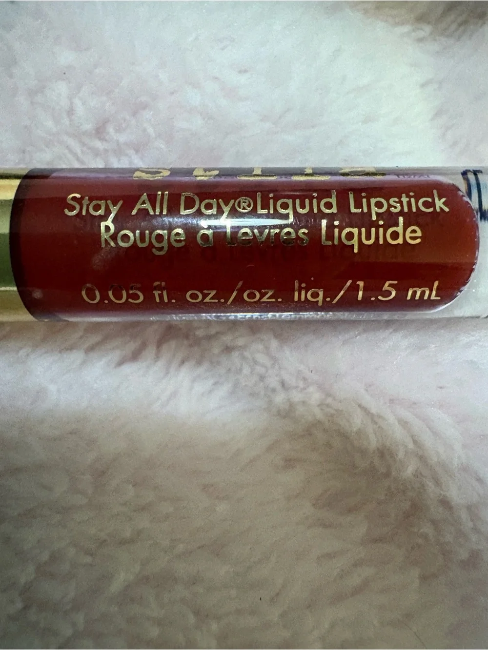 Stila Lip Glaze and Matching Lip Liner in Brick Red NEW